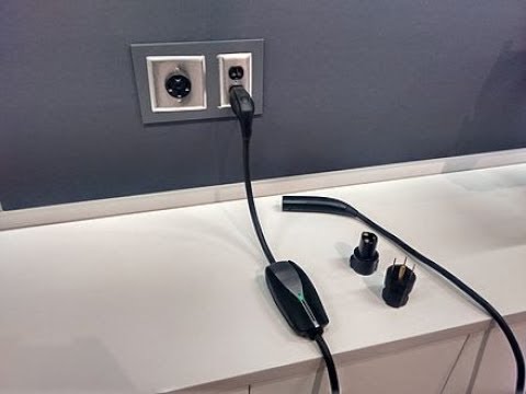 EV Charging with 110V Outlet - YouTube