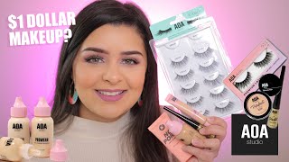 Shopmissa Haul Aoa Studio Makeup Full Face Review And Try-On Sheila Shimmers