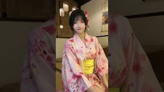 Japanese kimono cute girl