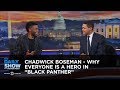 Chadwick Boseman - Why Everyone Is a Hero in "Black Panther" - Extended Interview
