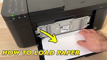 Canon PIXMA TR4720:  How to Load Paper in the Printer