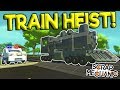 TRAIN COPS VS ROBBERS HEIST! - Scrap Mechanic Multiplayer Gameplay - Hide & Seek Game