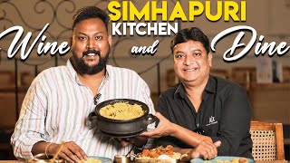 Wine and Dine | Telugu Food - Simhapuri | Pot Biryani | Kokapet | Street Byte | Silly Monks