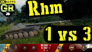 World of Tanks Rhm.-Borsig Waffenträger Replay - 8 Kills 4K DMG(Patch 1.4.0)