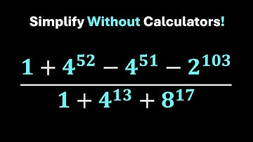 A Nice Algebra Problem | Simplify Without Calculators!