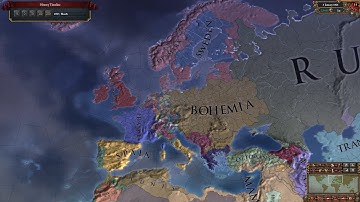 Europa Universalis 4 - Hussite Bohemia Time lapse