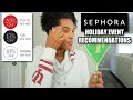 |SEPHORA HOLIDAY EVENT RECOMMENDATIONS VLOG STYLE| FRAGRANCES, SKINCARE & MAKEUP| ZHANE ANTIONETTE