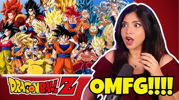 FIRST TIME WATCHING ALL GOKU TRANSFORMATIONS (DRAGON BALL BLIND REACTION)