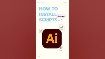 Toolset| How to install scripts in illustrator