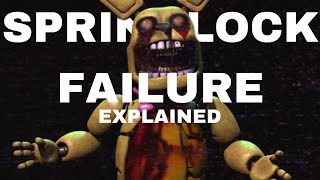 FNAF Springlock FAILURE Explained (CAUSES and Solutions)