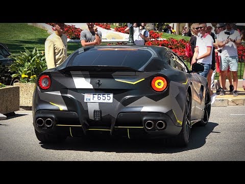 French car vlogger GMK driving his CAMO Ferrari F12berlinetta in Monaco!