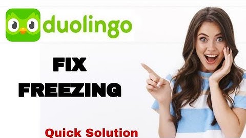 How To Fix And Solve Freezing On Duolingo App | Easy Fix