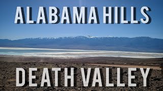 Alabama Hills. Death Valley. Bad water basin