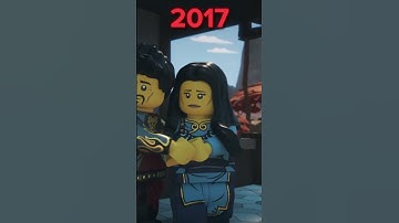 Kai And Nya Flashbacks 2024 Vs 2017 #ninjago #nostaliga #shorts
