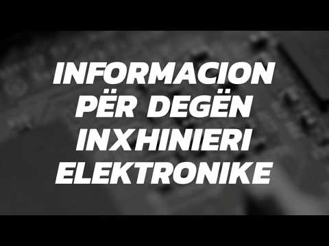 Informacion për degën Inxhinieri Elektronike. Universiteti.info.