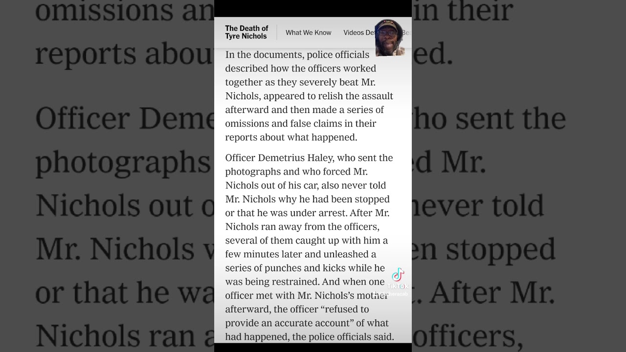 ⁣Memphis Cop texted photos of Tyre Nichols after the beating. #tyrenichols #memphis #shorts #fba