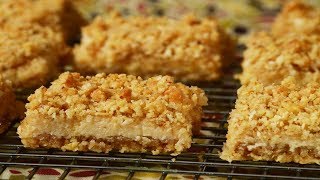 Oatmeal Lemon Bars Recipe Demonstration - Joyofbaking.com