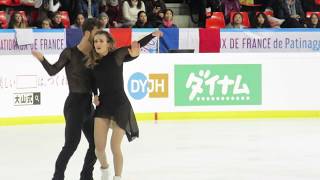 gabriella papadakis and guillaume cizeron - Free Program- Ending - Triumph in Grenoble