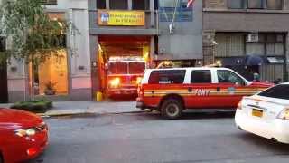 TURNOUT: FDNY Rescue 1 Turning Out in Manhattan
