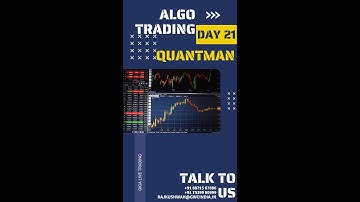 Day 21 of 6 lakh challenge with Quantman - Algo Trading English Language 17 November 2022