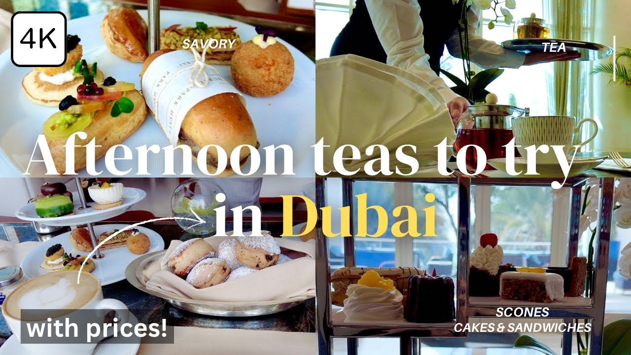 Элегантные чаепития в Дубае! Великолепные места для чаепития, роскошные отели! (4K-тур)