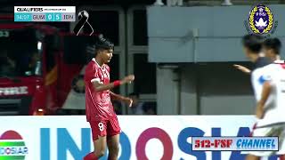 QUALIFIER AFC U17 ASIAN CUP BAHRAIN 2023 || INDONESIA U17 VS GUAM U17 | PAKANSARI STADIUM