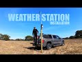 Installing a  davis vantage pro 2 weather station