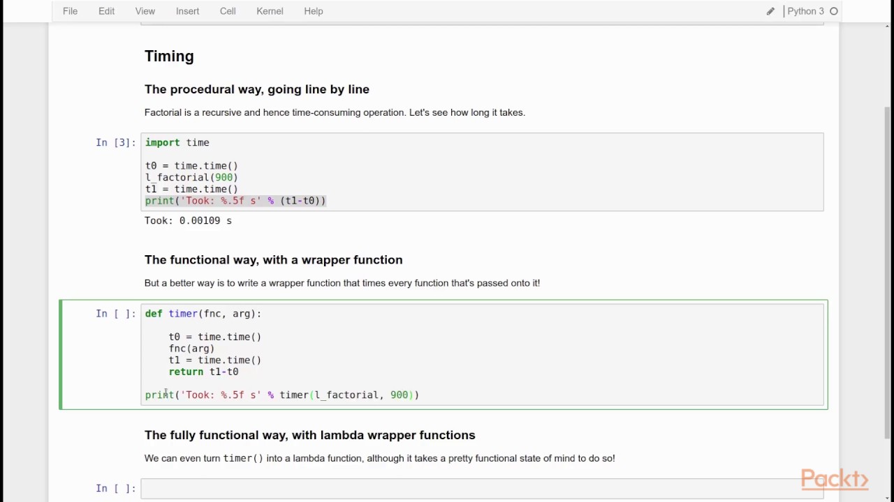 Functional Programming in Python: Passing Function as an Argument to  Another Function packtpub.com