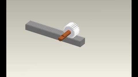 Mô phỏng bánh răng - thanh răng