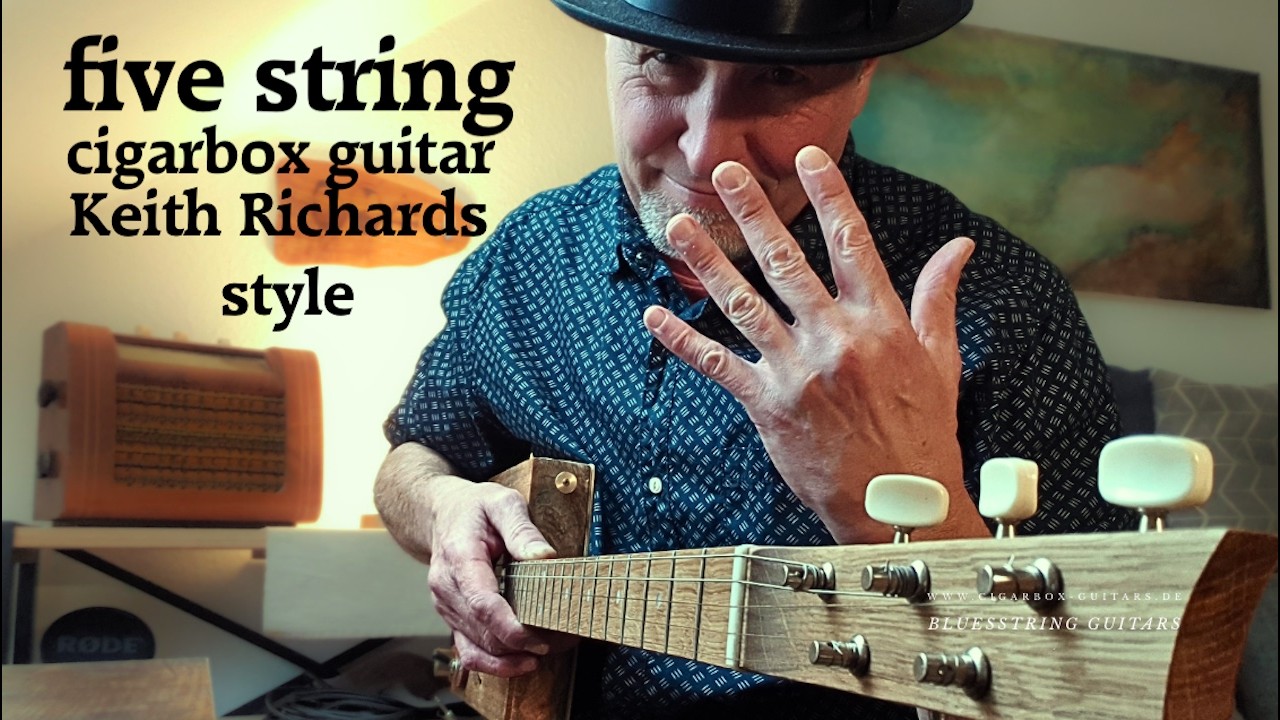 Die 5-Saiter CBG - Keith Richards Tuning