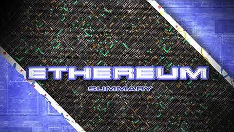 Ethereum - White Paper - Summary