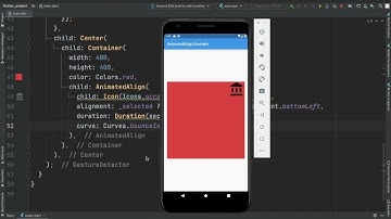 flutter AnimatedAlign sample 2