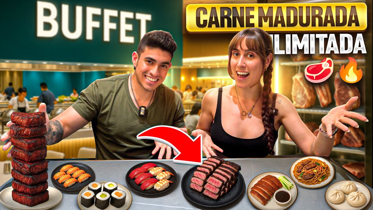 Probamos el PRIMER BUFFET de CARNE MADURADA en VALENCIA 🥩 ¡COMIDA ILIMITADA!