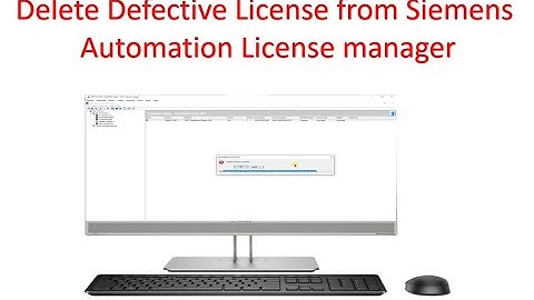 Delete Defective License from Siemens Auomation License Manager #siemens #automation #license 