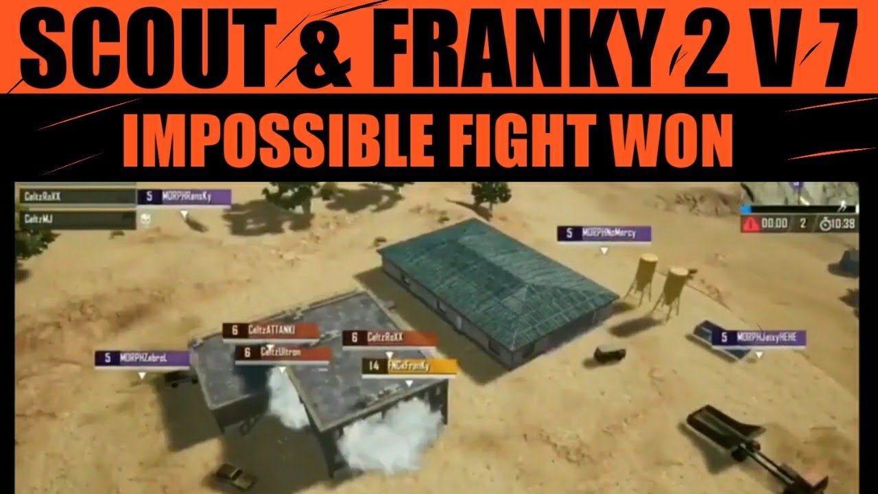 Scout & Franky 2 v 7 Fight with INDO players in PMPL