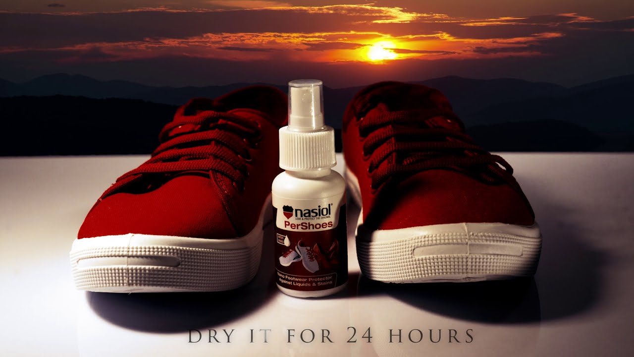 Nasiol PerShoes Nano Shoe Protection Spray, Hydrophobic Spray , Water  Repellent