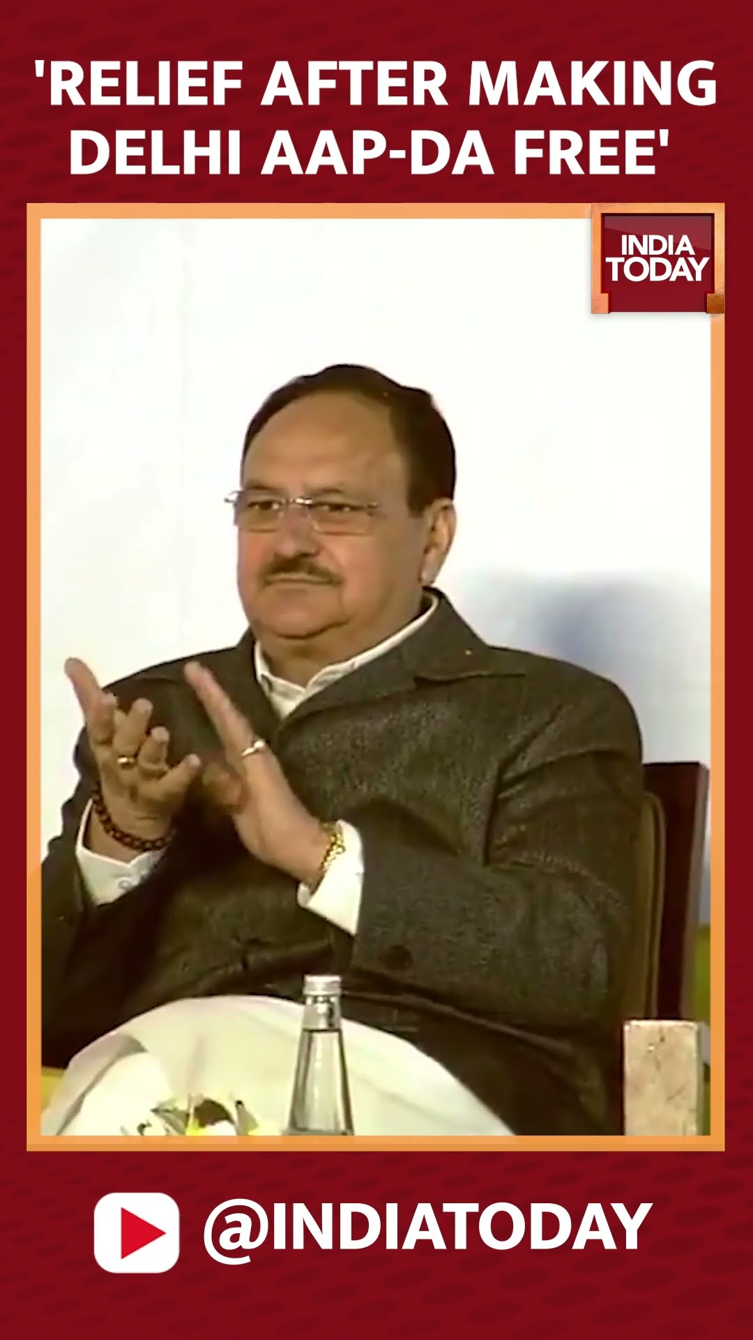 PM Modi Says, He Is In Great Relief After Making Delhi AAP-Da Free | Delhi Results | #shorts