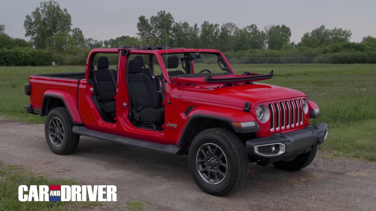 How to Take the Doors and Roof off a Jeep Gladiator - YouTube