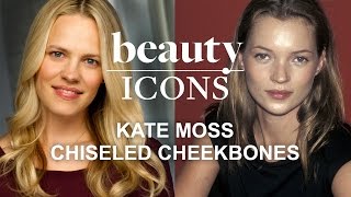 How to Get Kate Moss’ Chiseled Cheekbones-Celebrity Makeup Tutorial-Style.com’s Beauty Icons