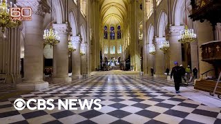 60 Minutes takes early look at a repaired Notre Dame Cathedral