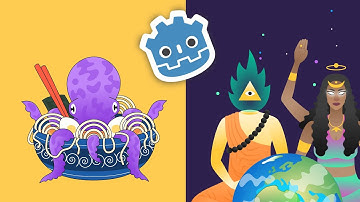 Godot Engine Animation - Kraken Ramen and Cosmic Beings