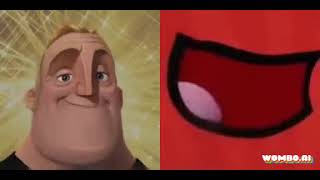 Mr Incredible Becoming Canny Phase 3 And Fan Mouth Sings Go Bananas