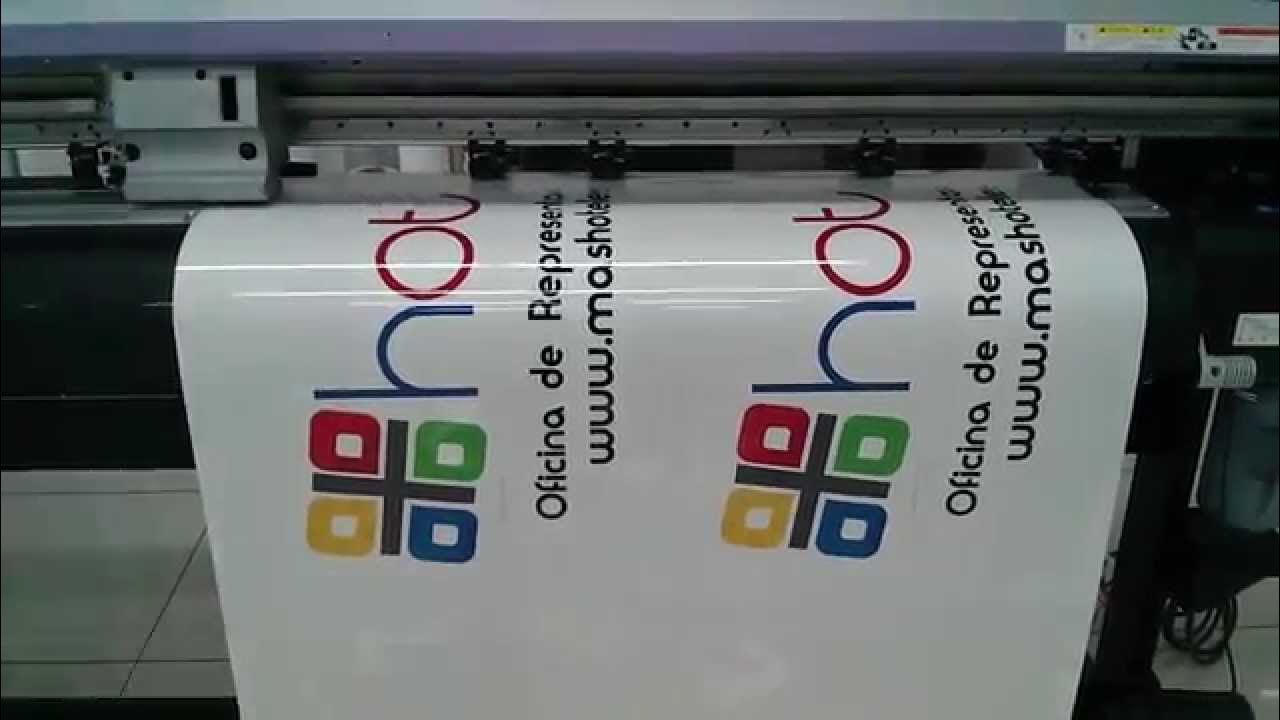 estera Facilitar Seguir Impresión de vinilo adhesivo - Plotter Mimaki CJV 30 160 - Cali, Colombia -  YouTube