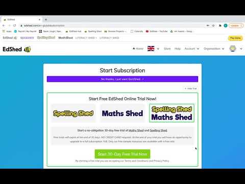 How to create an account and take out a school subscription - Spelling Shed MathShed QuizShed