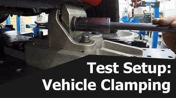 K&C Test Setup: Clamping and Weights