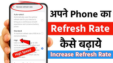 How To Enable 120Hz In Any Phone | No Root | Enable 120hz Screen Refresh Rate In Any Phone