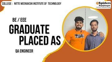 Student Placement Story as Content QA  ENGINEER  | QSpiders | Rajajinagar