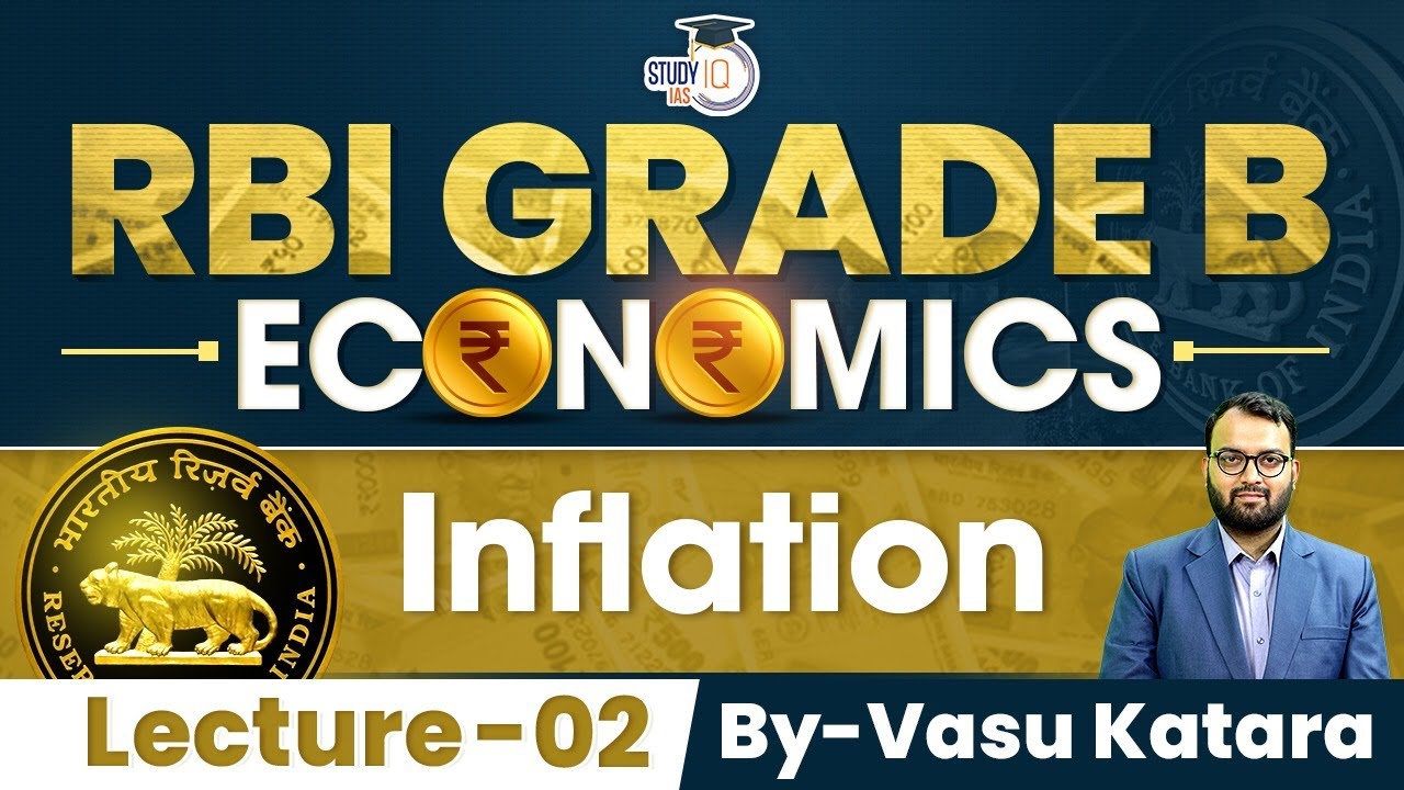 Inflation (Concepts + MCQ's) Economics RBI Grade B 2024 YouTube
