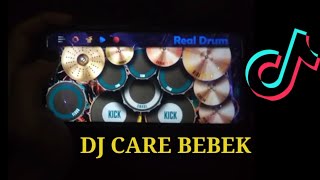 DJ CARE BEBEK TIK TOK || REAL DRUM COVER
