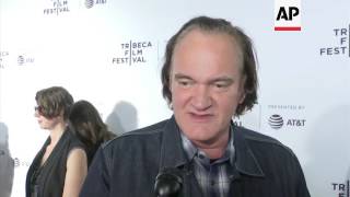 Quentin Tarantino walks Tribeca red carpet for 25th anniversary of 'Reservoir Dogs'